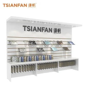 Mosaic tile waterfall display wall-ML015