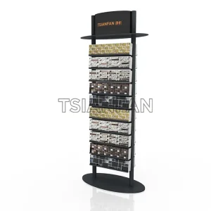 Custom Mosaic tile sample stone double sided display rack-ML054
