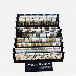 mosaic stone board rack,countertops display rack-mt2007