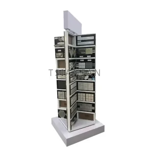 Natural Stone Mosaic tile sample rotating display frame Marble Granite steel stand MZ1005