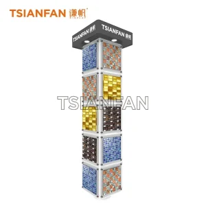 mosaic rotating display rack mz2005