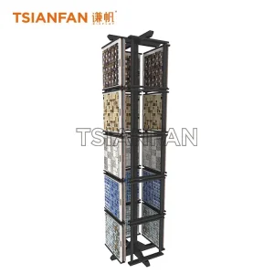 Mosaic tile rotating display rack-MZ2011