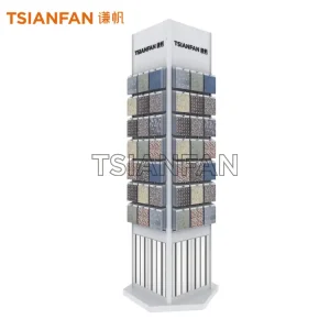 rotating mosaic display racks for retail stores mz2047