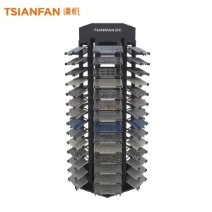 rotating mosaic tile display tower mz2059