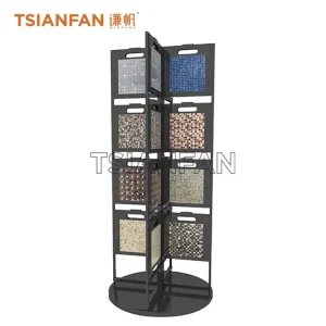 Mosaic tile page turning rotary display frame-MZ2063