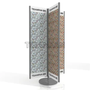 screen rotating mosaic tile display rack mz2077