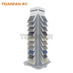 rotating mosaic tile display towers mz2083