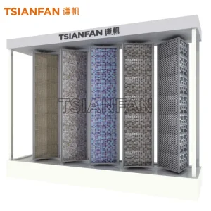 showroom rotating mosaic tile display stand mz2092