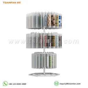 rotatable mosaic tile display stand flooring display rack-MZ2105