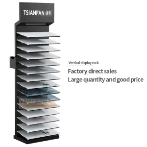 Porcelain tile display rack for hold flooring tile and wall panels