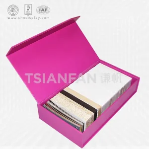 granite stone sample storage box,clamshell box-pb2023