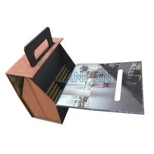 granite stone sample display box,up and bottom cover-pb2033