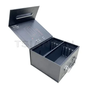 Portable ​Granite Marble Sample Sintered Stone​ Display Storage Boxes with handle