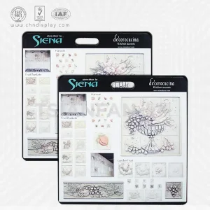 ceramic tile parquet sample exhibition board-ps2006