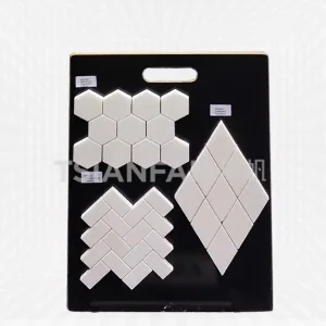 artificial stone mosaic sample hand mdf display board-ps2035