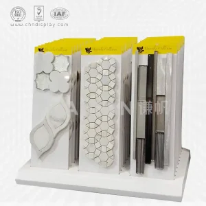 sample boards with handles,mdf or pvc tile hand boards-ps2037