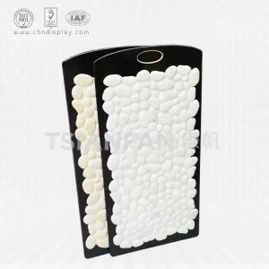 artificial stone pebbles portable display board-ps2042