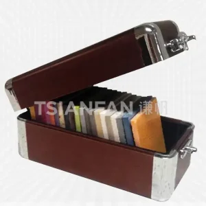 classic quartz sample aluminum box-px2002