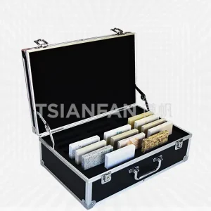 quartz stone sample aluminum portable toolbox-px2005