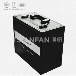 black stone sample aluminum small suitcase-px2009
