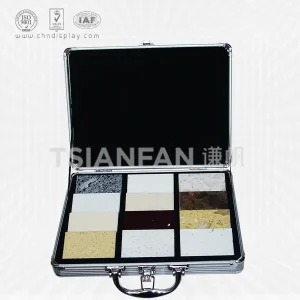 quartz stone aluminum suitcase, eva mat-px2011