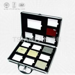 quartz stone aluminum suitcase,laid flat-px2012