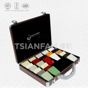 stone sample display suitcase for international travel-px2032