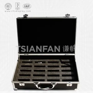 marble stone sample display suitcase for quartz tile-px2046