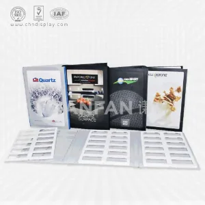 high-grade stone plastic sample book-py2001