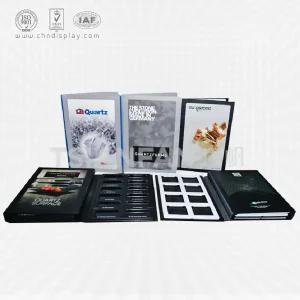 high-grade stone plastic sample binder-py2002