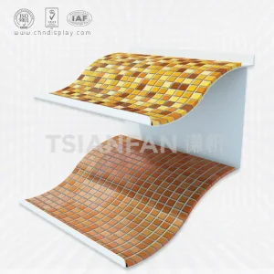 high-grade mosaic showroom plastic sample display board-pz2006