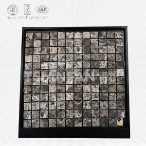 plastic mosaic stone sample display board-ps041-2