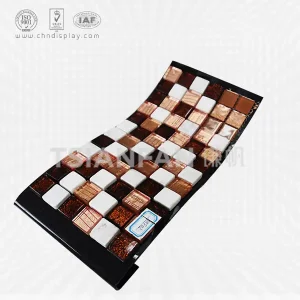 a various mosaic tiles portable display boards on wheels-pz2023