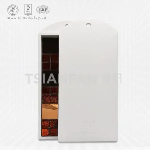 white plastic mosaic sample display siding-ps032-1
