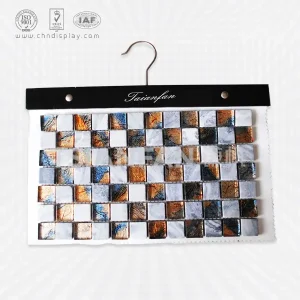 mosaic tile samples hanging panels,hanging inside the mosaic showroom-pz2032