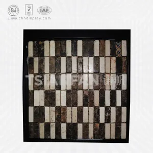 plastic mosaic stone sample display board-pz2034