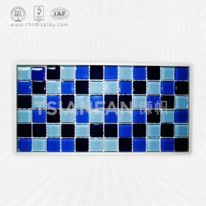 plastic crystal mosaic sample display board-pz2036