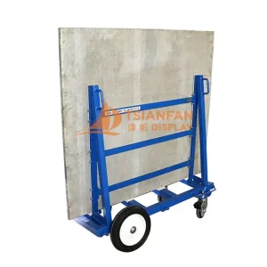 wooden floor rotating display stand flooring display racks-WF910