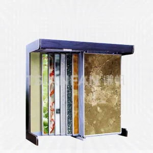 brown marble sample slab display rack-sd2018
