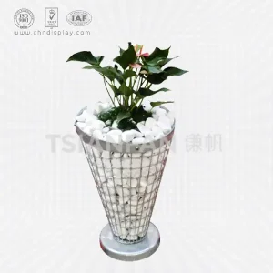 cobblestone wire display racks,wine glass shape-se2006