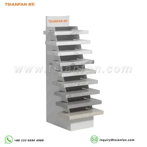 quartz slab display racks for flooring nature stone display stand-SG051