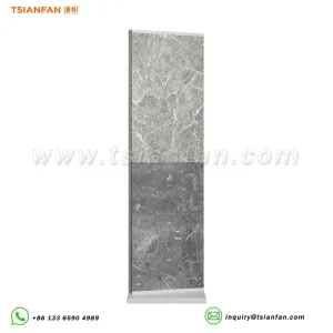 Custom Showroom Quartz Stone Display Rack High Quality Steel -SG1002