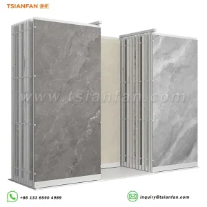 natural stone pull-out display stand tiles showroom display-SG1007