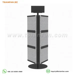 marble granite rotating display stand,trade fairs customized products-sg2011