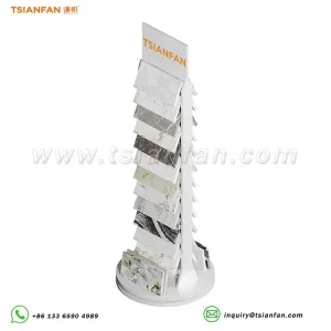 marble sample sided display stand-sg2025