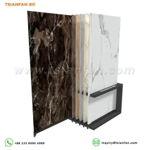 marble sample sliding single display stand-sg2061