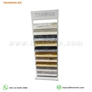 granite sample floor display stand