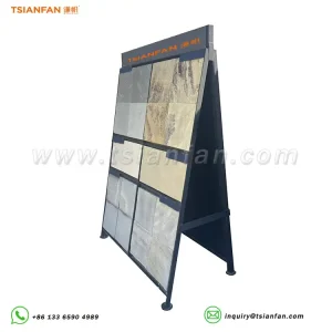 marble sample floor display stand