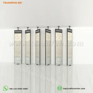samples hanging granite floor display-sg917