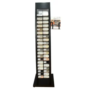 quartz stone display stand_quartz display tower-sr017